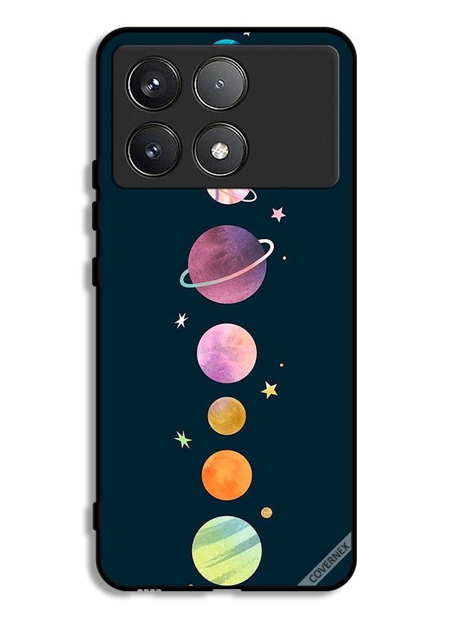 Covernex Xiaomi Redmi K70 Pro Protective Case Cover Planets In Row - Image 1