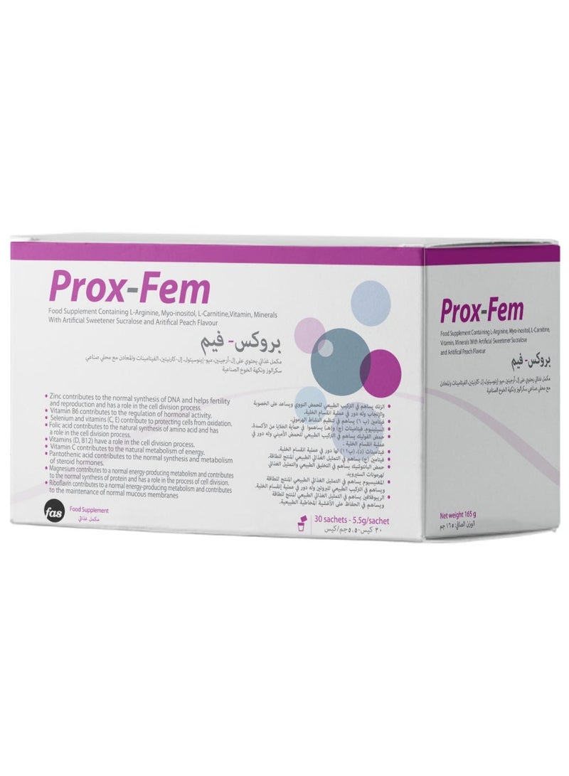 fas Prox-Fem Amino Acid Food Supplement - 30 Sachets  - Image 1