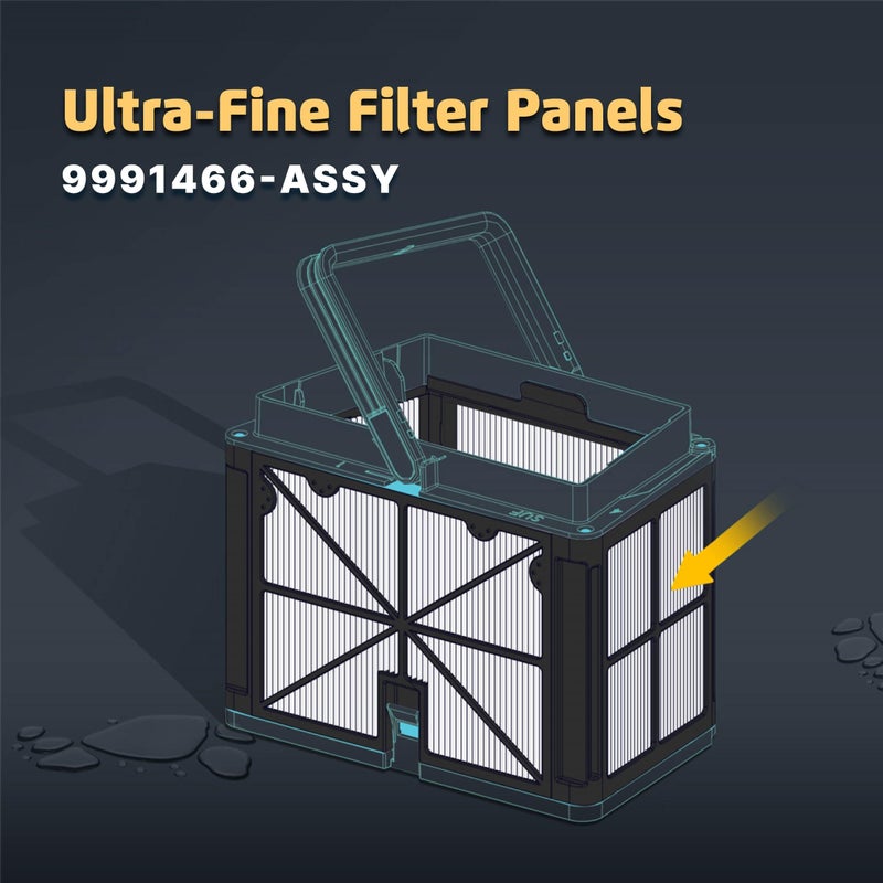 Dolphin Genuine Replacement Part â€” Ultra-Fine Filter Panels (4PK) â€” 9991466-R4 - Image 3
