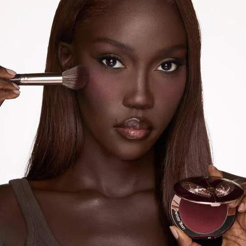 Charlotte Tilbury AIRBRUSH FLAWLESS EASY SOFT BLUR BRONZER + BLUSHER BRUSH