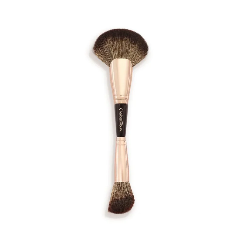 Charlotte Tilbury AIRBRUSH FLAWLESS EASY SOFT BLUR BRONZER + BLUSHER BRUSH