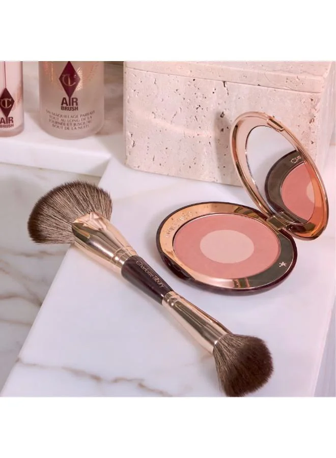 Charlotte Tilbury  AIRBRUSH FLAWLESS EASY SOFT BLUR BRONZER + BLUSHER BRUSH for Women | Best Price UAE