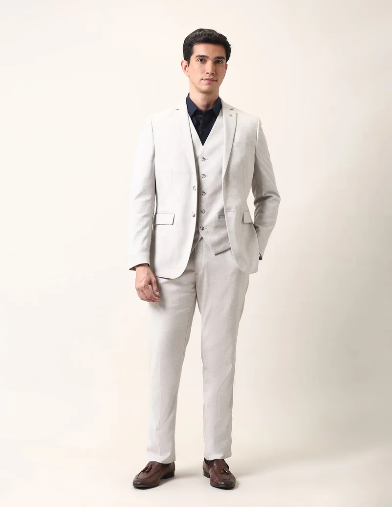 Arrow Beige Reversible Waistcoat Three Piece Ceremonial Suit for Men | Best Price UAE