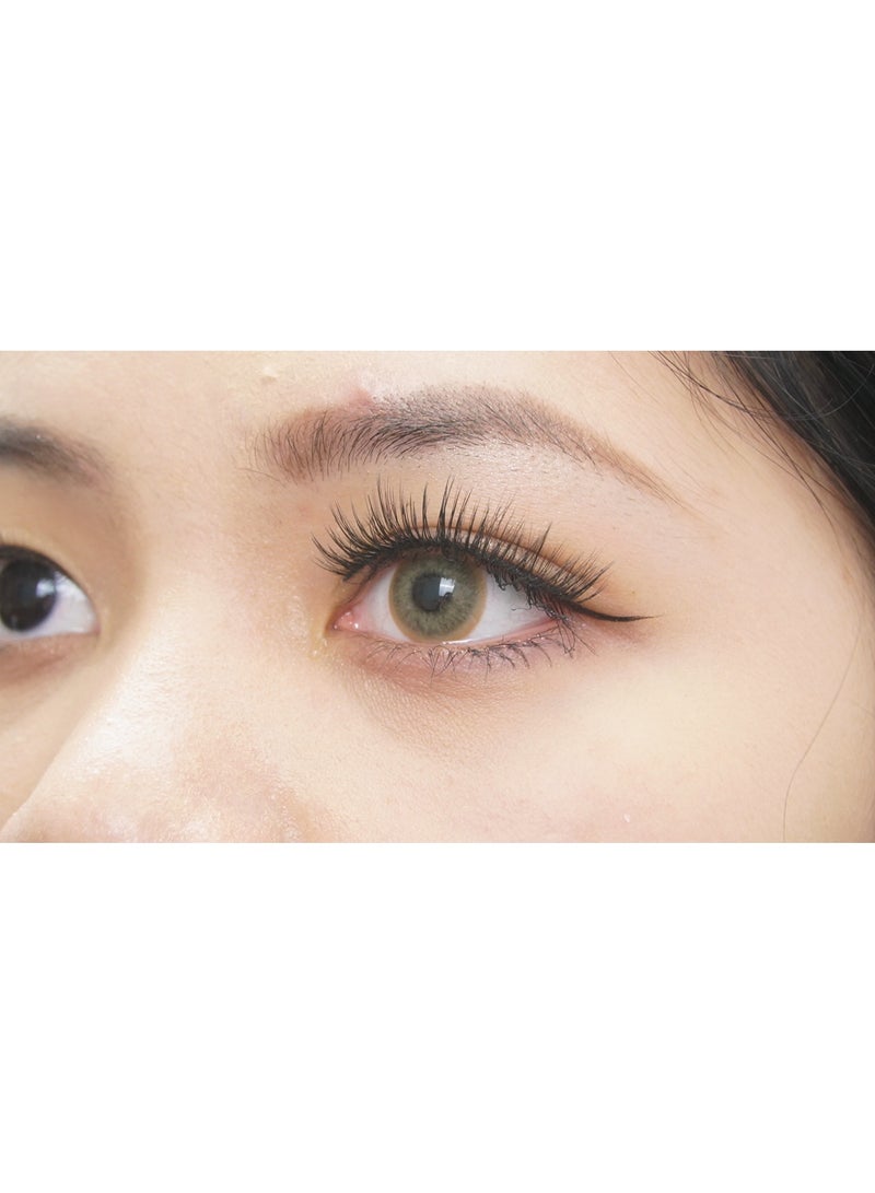 هابييمين عدسات بولا اللاصقة التجميلية السنوية بلون السكر البني للجنسين، مجموعة تكبير مع علبة - Image 2