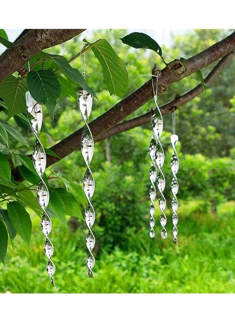 Brand New + In Stock]Bird Repellent Spiral Reflectors Silver Mylar