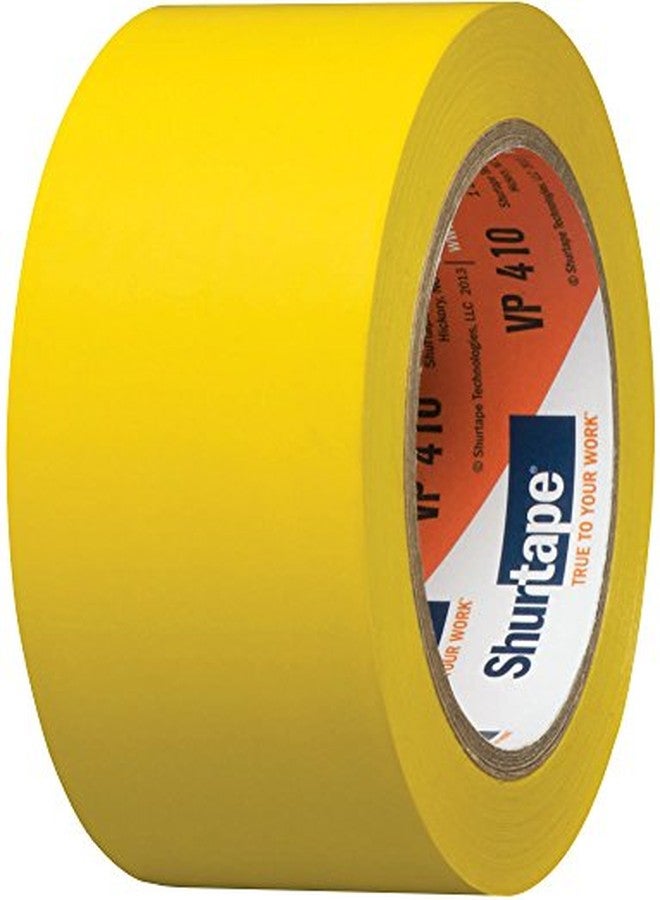 شورتاب مجموعة خطوط ملونة وشريط تحديد من Shurtape VP 410، لتحديد الأرضيات/الممرات أو الترميز اللوني، يتوافق مع معايير الترميز اللوني OSHA، أصفر، 50 مم × 33 متر، لفة واحدة (104874). - Image 3
