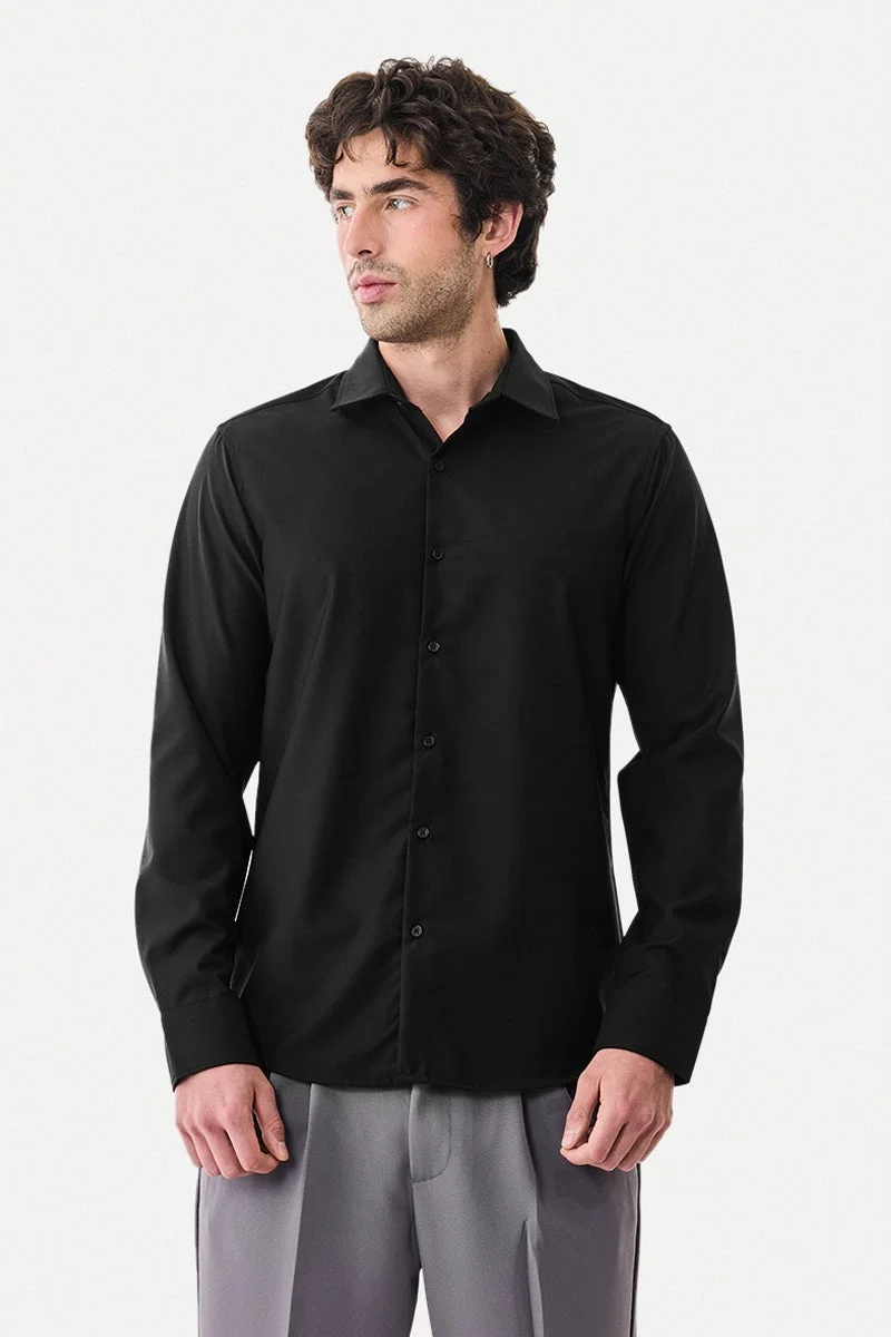 سنيتش قميص فاخر بقصة ضيقة