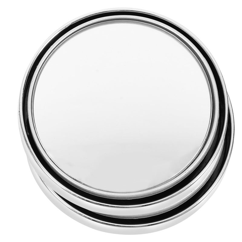 Adjustable Wide Angle Blind Spot Mirror 2 Pack Silver Frame for SUV Truck Safety - Image 2