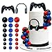 TOSPARTY 26 PCS Video game themes Cake Toppers Headset Cake Decoration Ball Controller Cake Decoration for Birthday Party Cake Decoration Colour - Image 4
