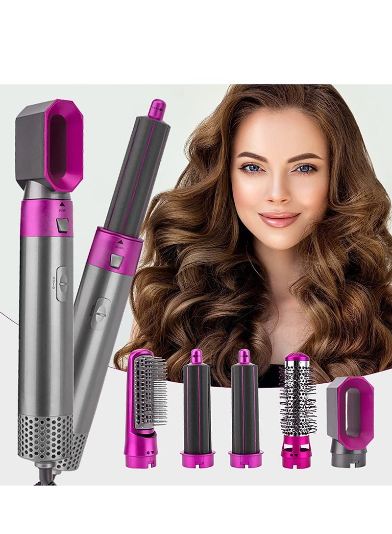 ELTRAZONE 5 in 1 Hair Dryer Hot Comb Set Hair Curler Wet Dry Professional Curling Iron Hair Straightener Styling Tool Hair Dryer - Image 3