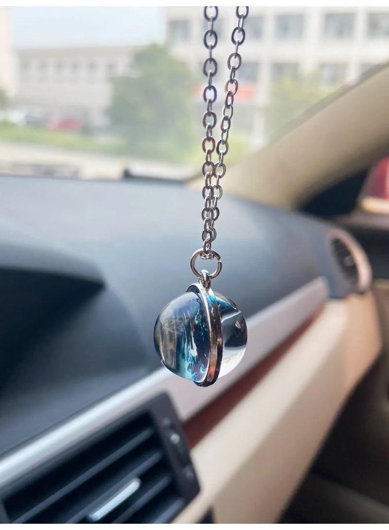 Car Accessory – Earth Globe Hanging Charm for Rearview Mirror, Necklace, Keychain, or Bag Decoration - Image 4