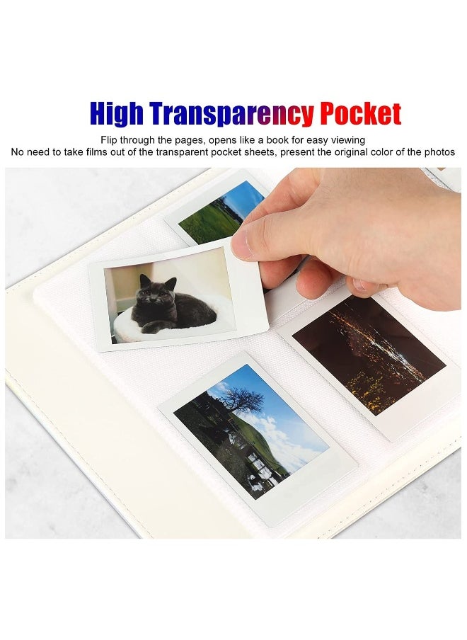 Generic 256 Pockets Photo Album for Fujifilm Instax Mini LiPlay 11 90 70 50S 26 25 9 8+ 8 7S Instant Camera for Link SP 1 Printer for Polaroid Snap SnapTouch PIC 300 Z2300 Mint Zip Printer Magic Silver  - Image 5