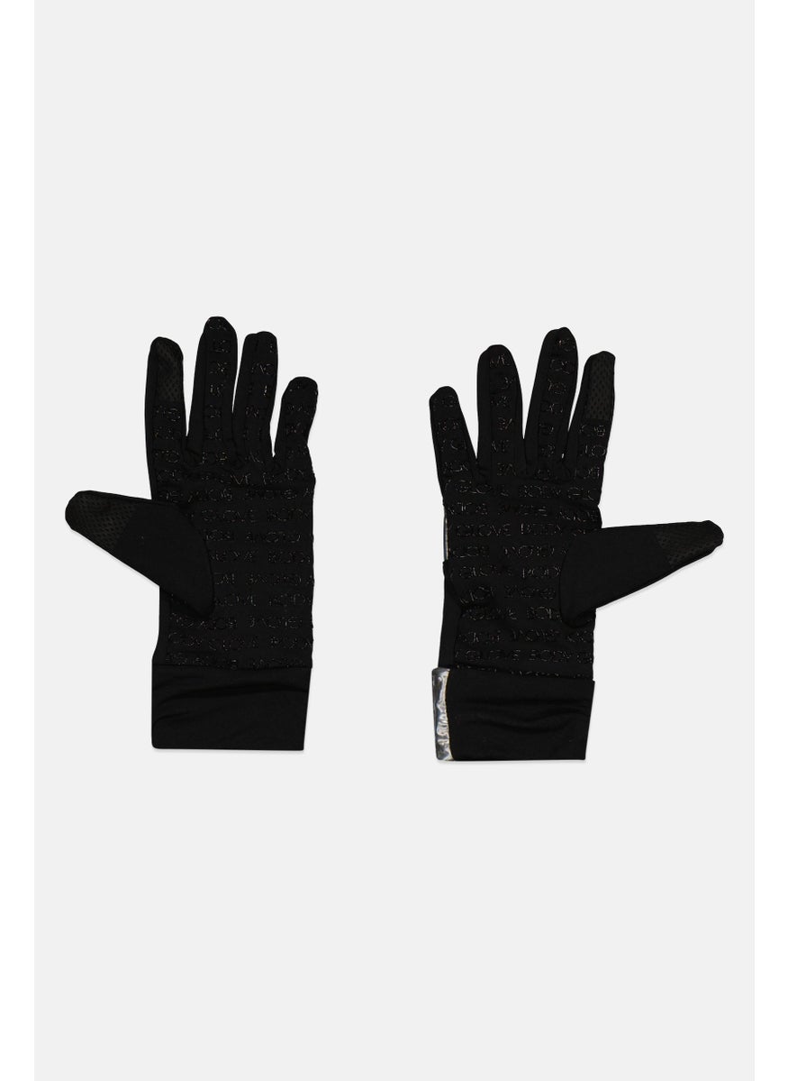 Body Glove - Women 1 Pair Brand Logo Gloves, Black - Image 1