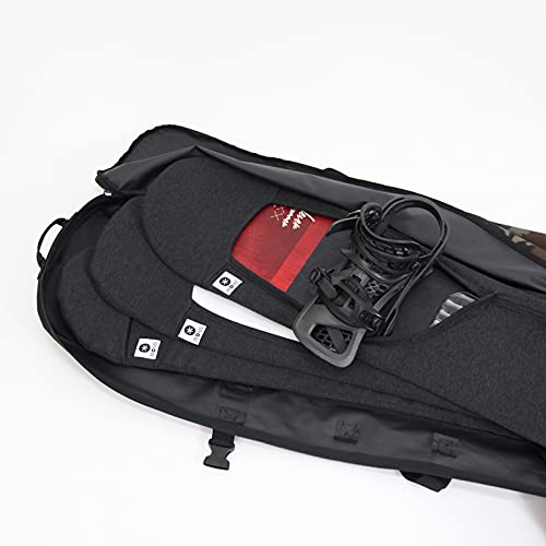 MONS Snowboard Protection Soft Cover Sleeve With Binding Open (S) - Image 5