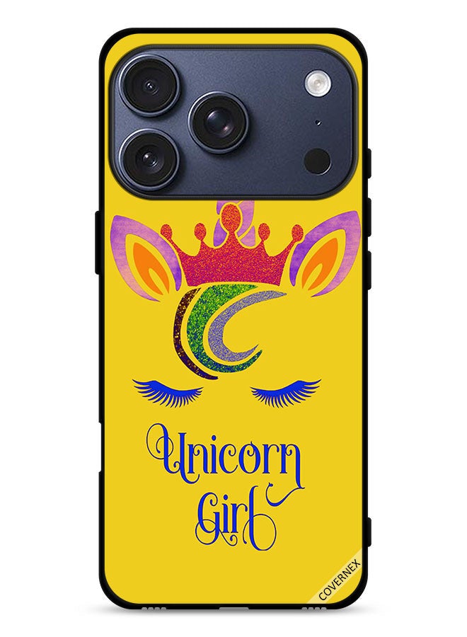 Covernex Apple iPhone 17 Pro Protective Case Cover Unicorn Girl Art - Image 1