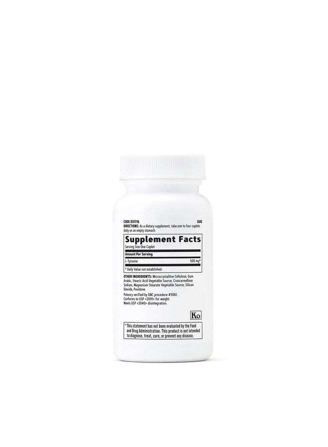 GNC L-Tyrosine 500mg, Supports Normal, Healthy Nervous System Activity - Image 2