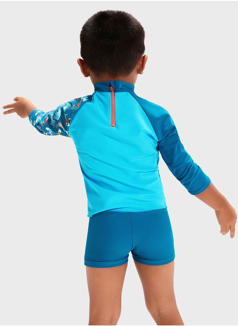 speedo - Infant Logo Printed Rashguard - Image 1