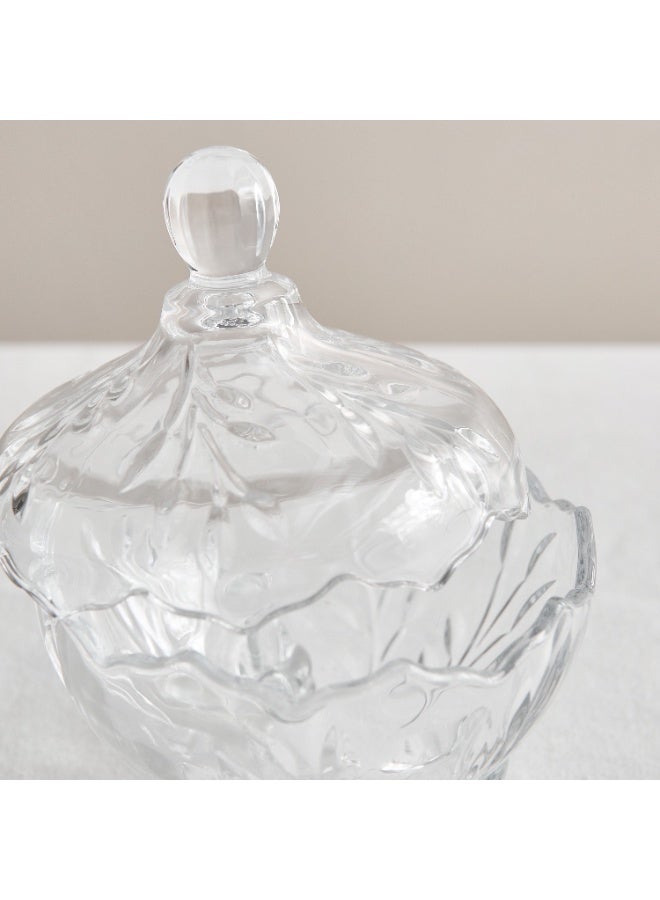 وعاء زجاجي بغطاء – 15 × 15 × 20 سم - Image 4