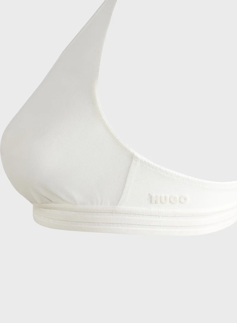 HUGO Plunge Knitted Bra