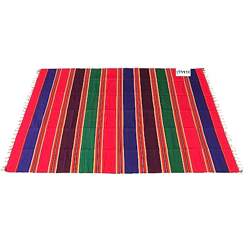AYUS Solapuri Carpet/Galicha Rug Dari 100% Cotton - 1 (Multicolor Extra Large Size 120 inch x 144 inch or 10 X 12 Feet) - Image 2