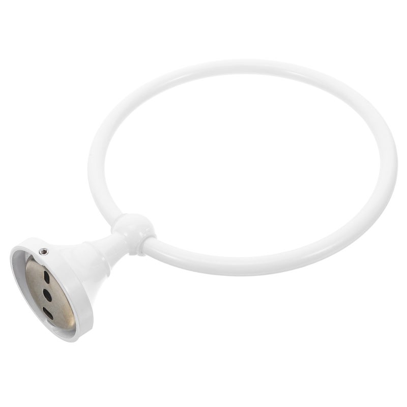 White Round Towel Ring Bathroom Round Antique Brushed Old Towel Rack Towel Hanging Ring - Image 3