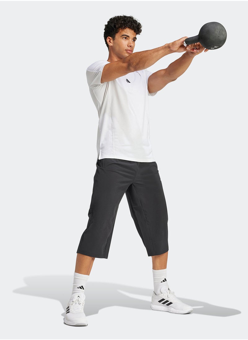 Adidas - 3/4 Essential Woven Sweatpants - Image 1