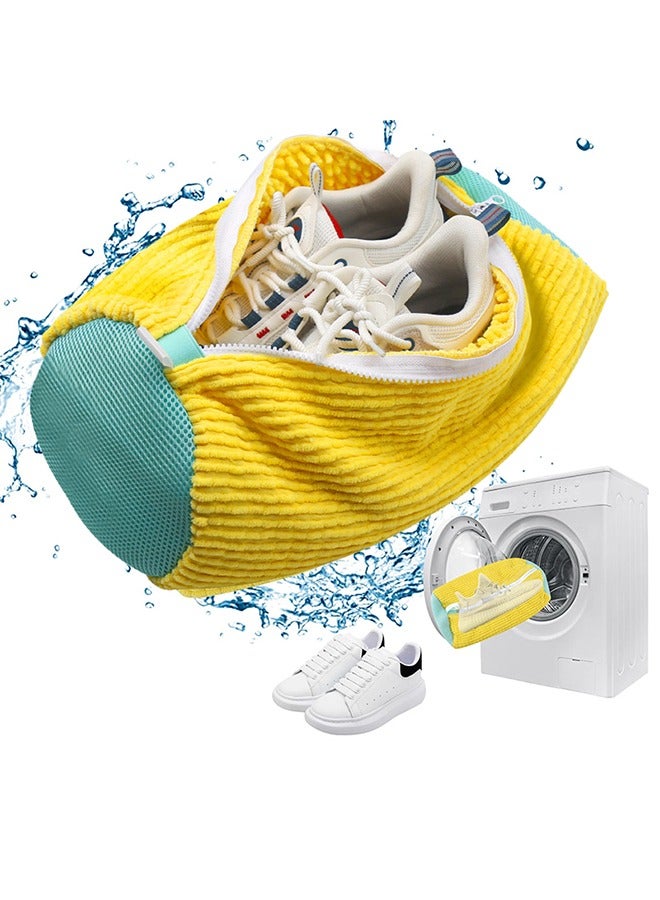 Shoe Washing Machine bag, Shoe Laundry Bag for Sneakers, Boots & Delicate Footwear, Reusable Shoe Cleaning Bag for Washing Machine, Fits All Shoe Types & Sizes  - Image 1