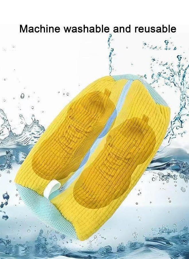 Shoe Washing Machine bag, Shoe Laundry Bag for Sneakers, Boots & Delicate Footwear, Reusable Shoe Cleaning Bag for Washing Machine, Fits All Shoe Types & Sizes  - Image 3