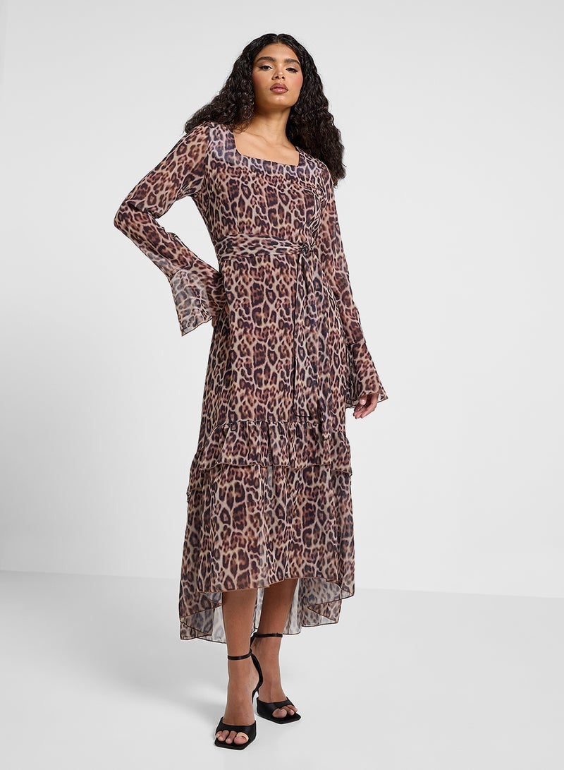 ايلا فستان بطبعة جلد الفهد - Image 1