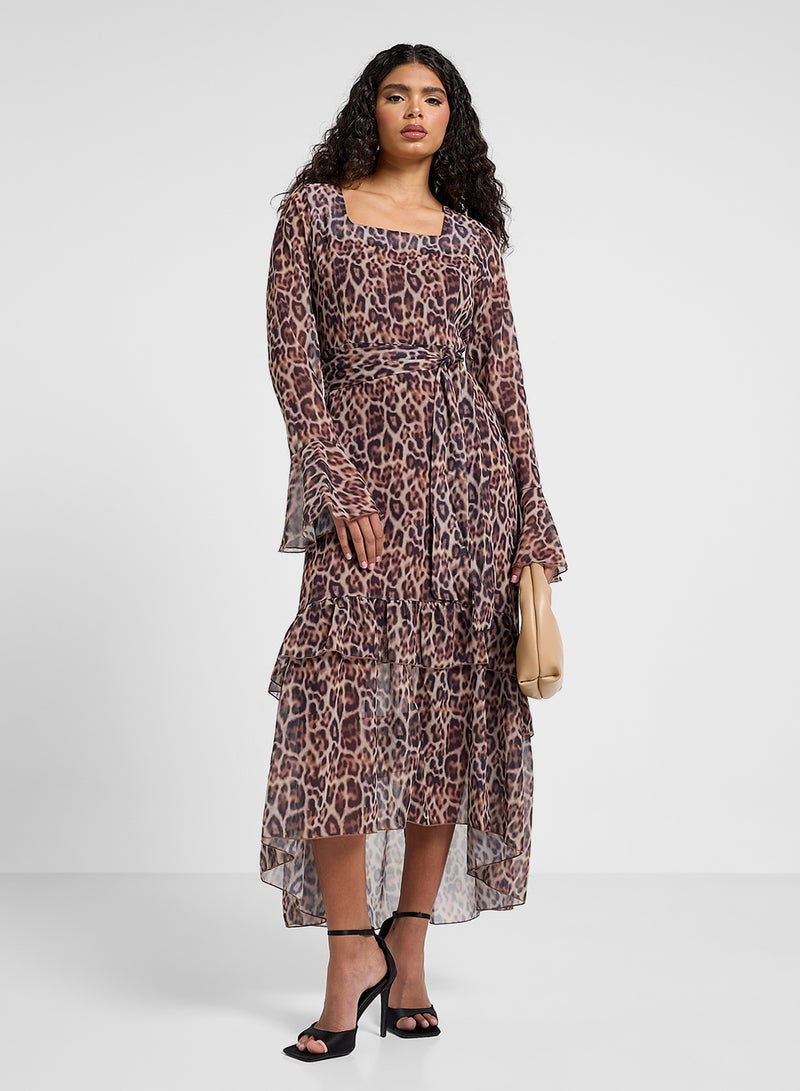 ايلا فستان بطبعة جلد الفهد - Image 4