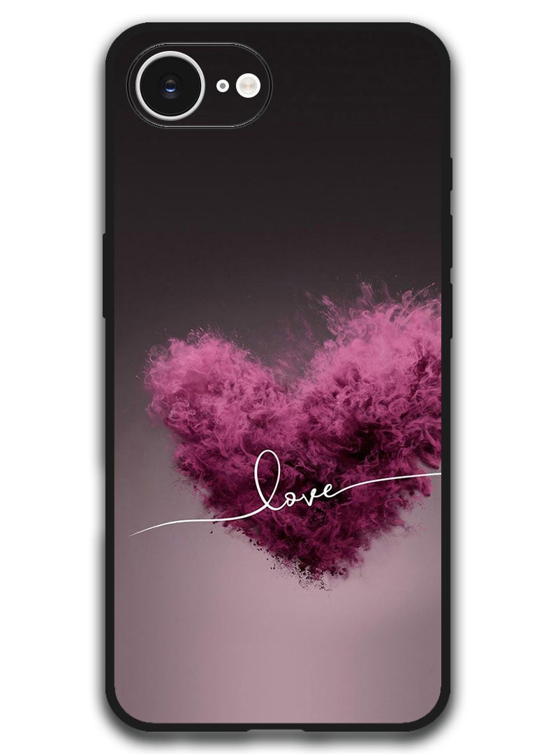 Theodor Case Compatible with Apple iPhone 16e 6.1 Inch Protection Shockproof Bumper Cover - Love - Image 1
