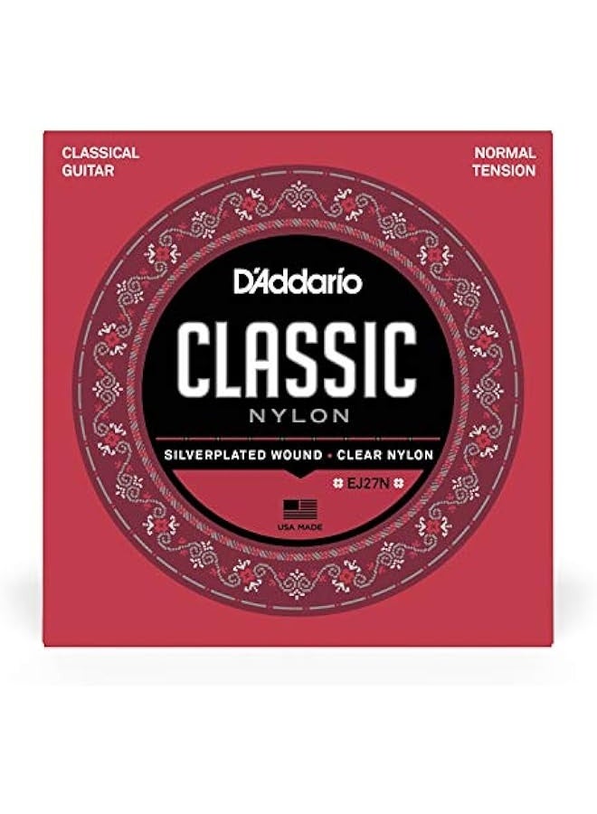 د'اداريو إي J27N أوتار جيتار كلاسيكي من النايلون للطلاب، توتر عادي - Image 2