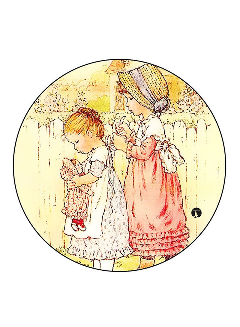 RKN Vintage Art Printed Mouse Pad  Multicolour