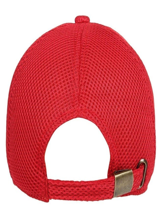 V3E قبعة بيسبول شبكية كاملة للجنسين من V3E (حمراء) - Image 3