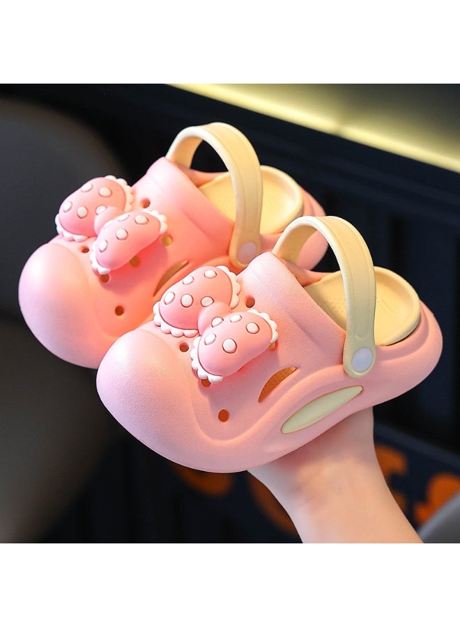 Girls' Princess Bow Clogs - Summer 2025 New Arrival