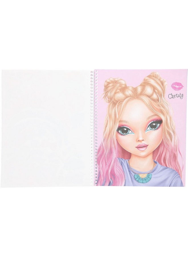Depesche - Topmodel 10728 Colouring Book Create Your Makeup Approx. 24 X 19.5 X 1 Cm - Image 1