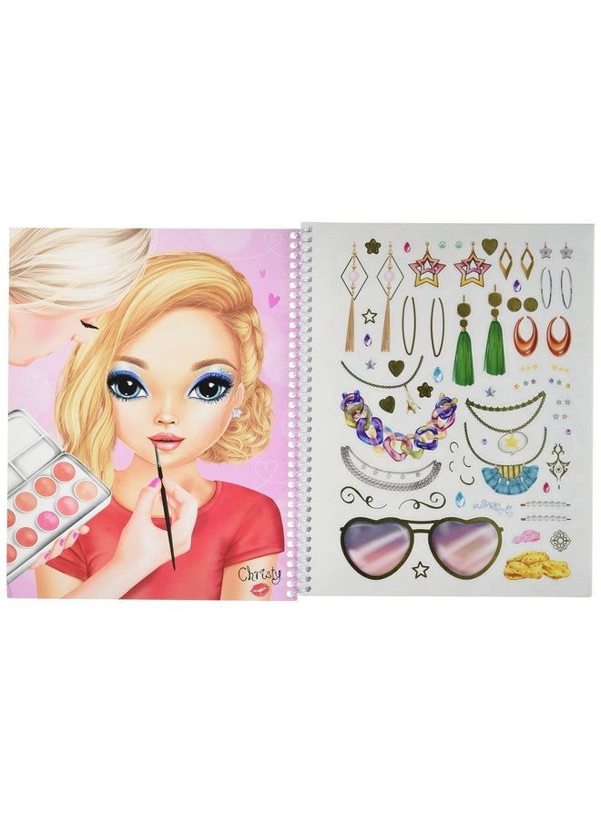 Depesche - Topmodel 10728 Colouring Book Create Your Makeup Approx. 24 X 19.5 X 1 Cm - Image 1