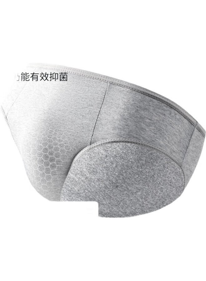 Free Go Freego Disposable Men'S Underwear, Pure Cotton, Travel-Friendly, Portable, 100% Cotton, 5-Pack, Men'S Gray, Size L - Image 3