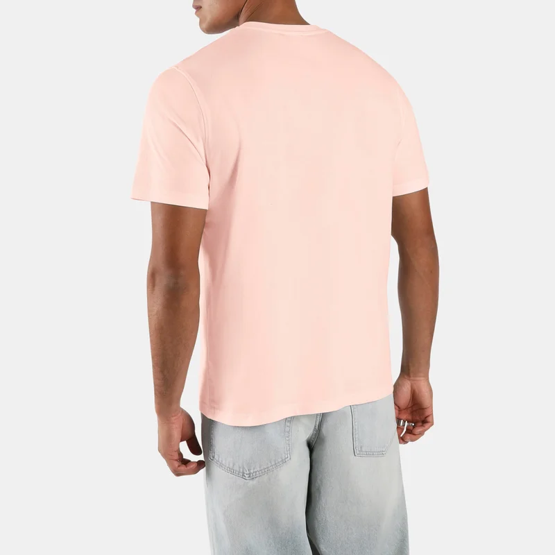 Reebok Reebok Cody Small Logo Crew Neck Short Sleeve Men's T-Shirt - Pure Pink