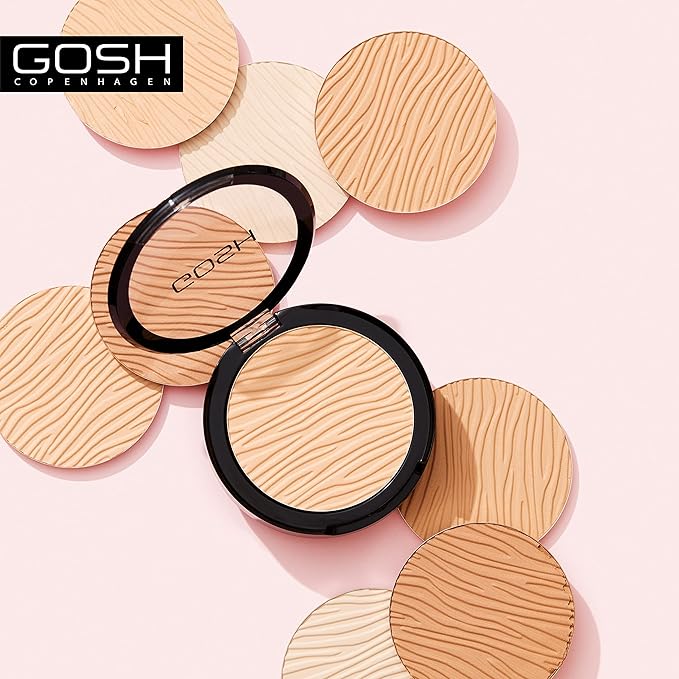 gosh بودرة غوش ديكستريم عالية التغطية | بودرة نباتية لجميع أنواع البشرة | ماتينغ طويلة الأمد لبشرة خالية من العيوب | بدون تأثير قناع | تخفي الشوائب | 004 طبيعي - Image 5