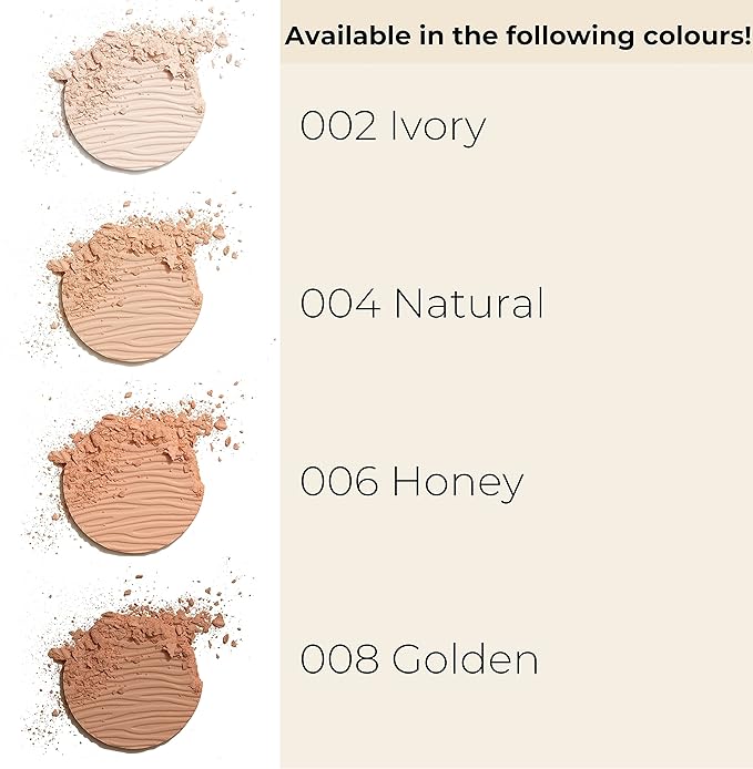 gosh بودرة غوش ديكستريم عالية التغطية | بودرة نباتية لجميع أنواع البشرة | ماتينغ طويلة الأمد لبشرة خالية من العيوب | بدون تأثير قناع | تخفي الشوائب | 004 طبيعي - Image 4