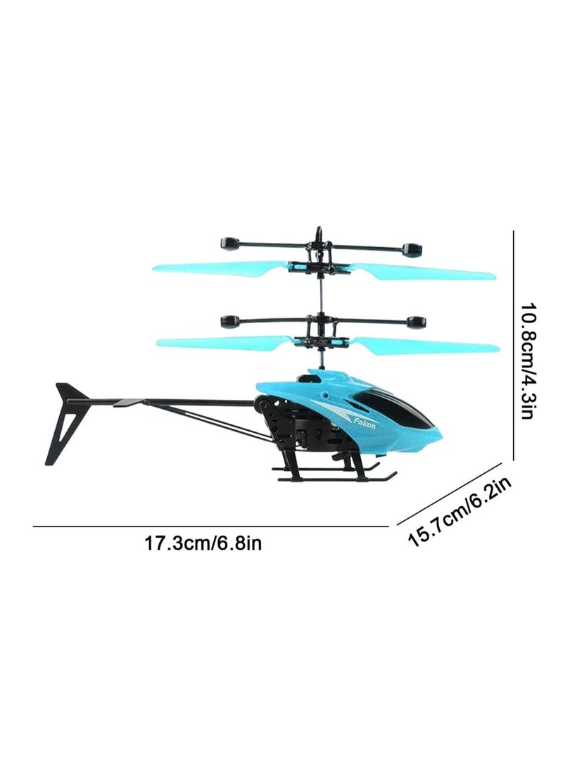 general Remote Control Helicopter Flying Toy, 2.5 Channel High and Low Flying Suspension Induction Helicopter, Mini RC Helicopter, Suitable for Kids Party Gifts, Boys Girls Birthday Gifts (Blue) - Image 3