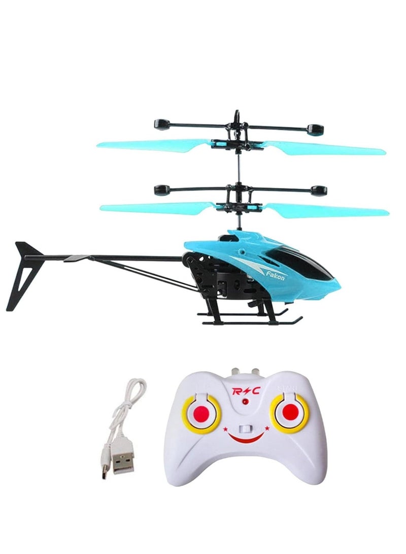 general Remote Control Helicopter Flying Toy, 2.5 Channel High and Low Flying Suspension Induction Helicopter, Mini RC Helicopter, Suitable for Kids Party Gifts, Boys Girls Birthday Gifts (Blue) - Image 1