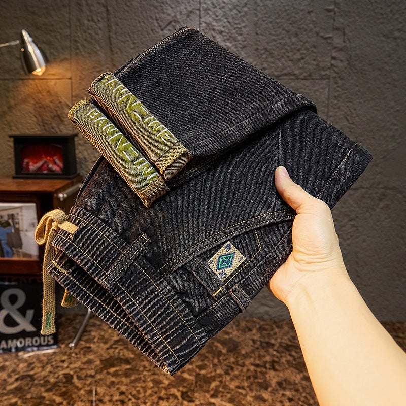 Unisex Classic Denim Jeans Loose Fit Daily Outdoor Wear - Image 3