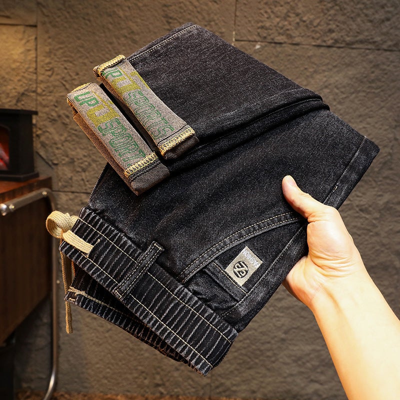 Unisex Classic Denim Jeans Loose Fit Daily Outdoor Wear - Image 1