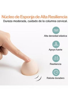 Jourvent Baby Backflow Prevention Pad, 30° Baby Pillow Cushion, Baby Cushion with Anti-backflow Design, White  - Image 2
