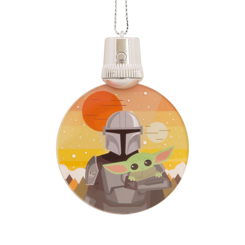 هولمارك Hallmark Star Wars: The Mandalorian و Grogu Christmas Ornament مع الضوء 4 مايو - Image 1