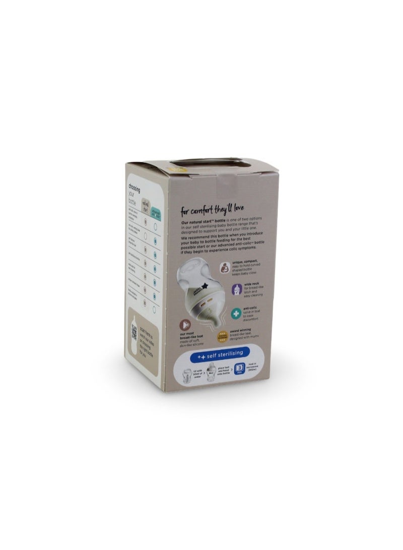 Tommee Tippee Natural Start Anti-Colic Baby Bottle 260ml - Image 2