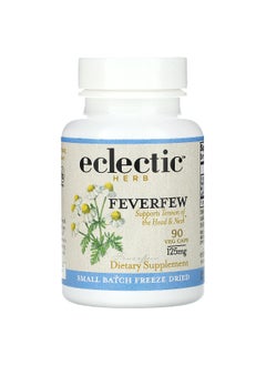 Eclectic Herb Eclectic Herb, Feverfew, 125 mg, 90 Veg Caps  - Image 1