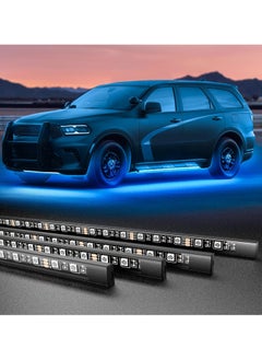Underglow Car Lights - RGB LED Lights for Car Exterior, Music Sync Underglow Kit for Cars, Trucks, SUVs, Golf Carts, Boats - Multi-Color Smart APP Controlled Under Car Lights, DC 12V